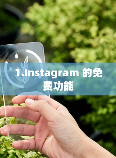 1.Instagram 的免费功能 1.Instagram 的免费功能