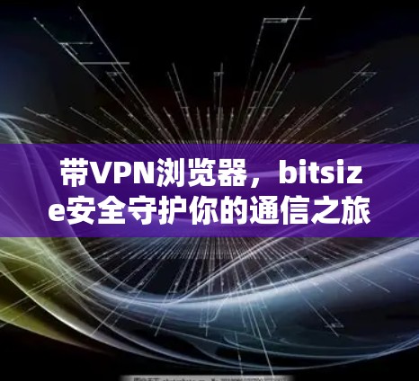 带VPN浏览器，bitsize安全守护你的通信之旅