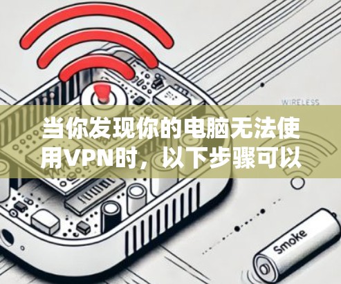 当你发现你的电脑无法使用VPN时,以下步骤可以帮助你解决问题。以下步骤适用于使用Windows系统 当你发现你的电脑无法使用VPN时,以下步骤可以帮助你解决问题。以下步骤适用于使用Windows系统