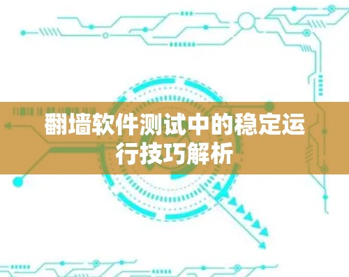 <strong>翻墙</strong>软件测试中的稳定运行技巧解析