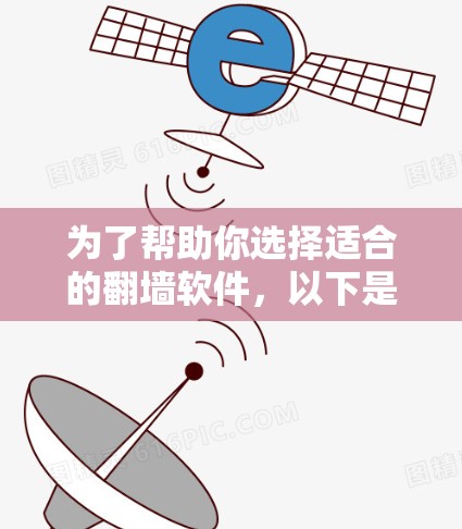 为了帮助你选择适合的<strong>翻墙</strong>软件，以下是一个清晰的指南