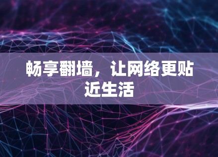 畅享<strong>翻墙</strong>，让网络更贴近生活