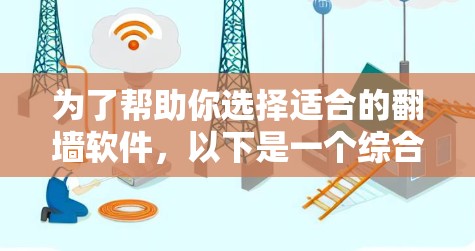 为了帮助你选择适合的<strong>翻墙</strong>软件，以下是一个综合考虑的因素分析和推荐列表