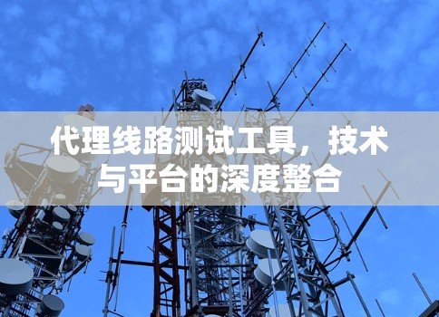 代理线路测试工具，技术与平台的深度整合