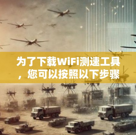 为了下载WiFi测速工具，您可以按照以下步骤进行