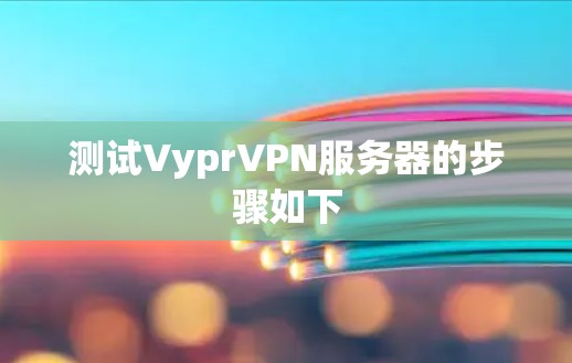 测试VyprVPN服务器的步骤如下 测试VyprVPN服务器的步骤如下