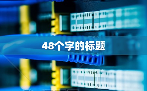 48个字的标题
